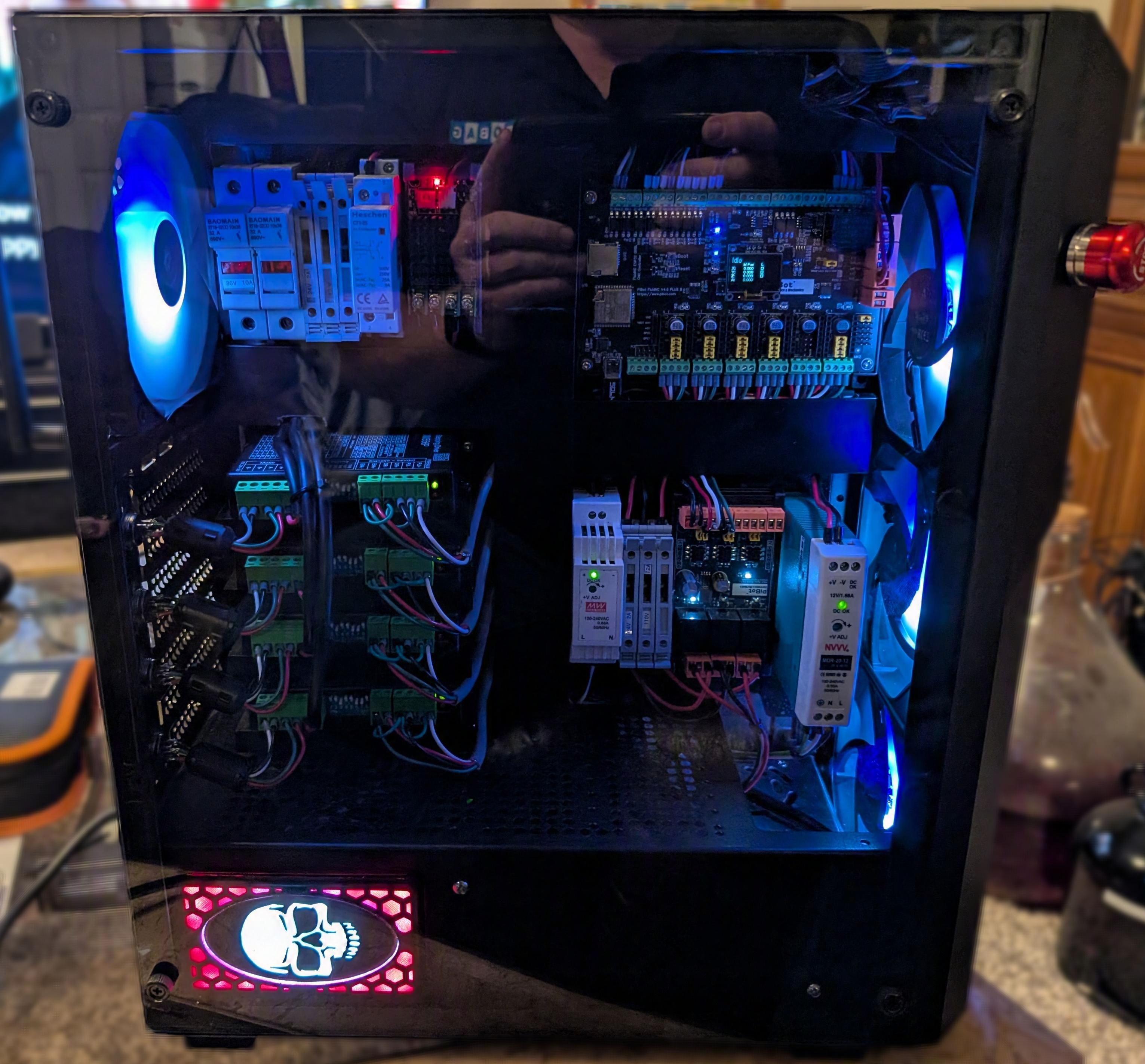 CNC machine control electronics
