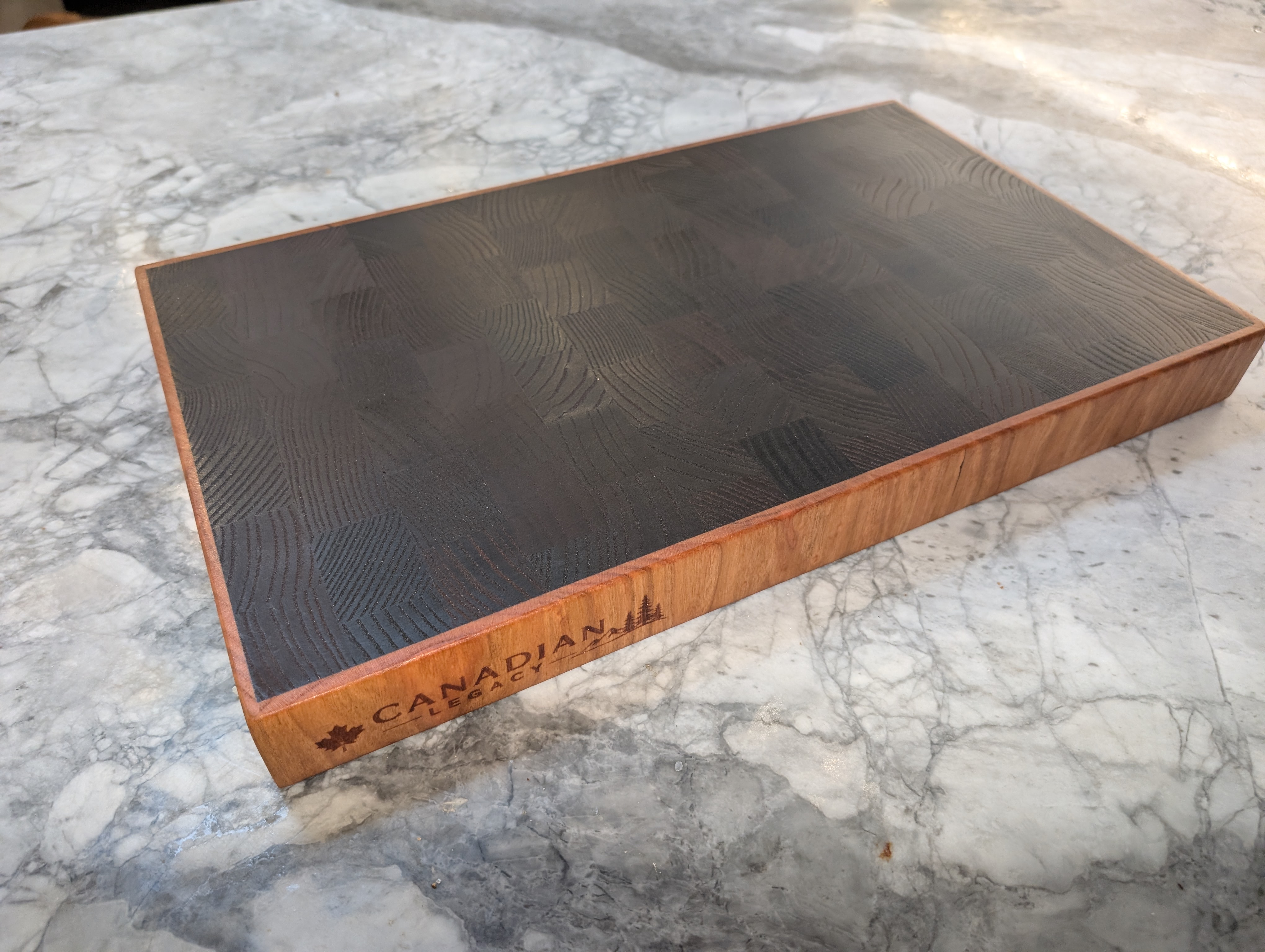 Canadian Legacy branded end grain cutting board